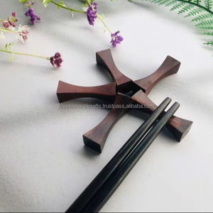 Classic Natural Wood <b>Chopsticks</b> for Dining, Cooking & Serving, Durable, Smooth-Finished, Lightweight & Comfortable Grip - Product Image 1