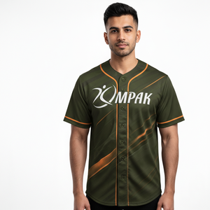 Camiseta Deportiva de Béisbol Unisex con Estampado en Relieve, Manga Corta, Talla Grande, Transpirable, Ropa Deportiva Informal para Equipo - Product Image 1