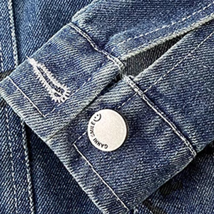 Chaqueta de Mezclilla con Degradado para Niños, Nueva Colección de Primavera, de Alta Calidad, con Estampado de Grafiti, a la Moda, Elegante - Product Image 4