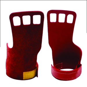 Support de poignet en cuir à 3 trous pour gymnastique, fermeture réglable auto-agrippante pour la musculation et l'entraînement de force, unisexe 2026 - Product Image 4