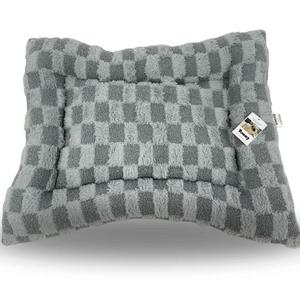 Disponibile in Grigio e Marrone, 3 Misure (S/M/L), Cuccia per Cani a Quadretti con Funzione Antiscivolo - Product Image 1