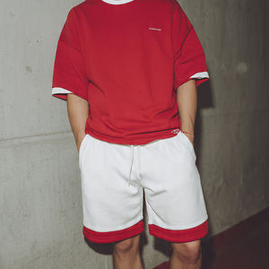 กางเกงขาสั้นผ้าฟลีซหนานุ่มสำหรับผู้ชาย กางเกงจ็อกเกอร์เอวสูงผูกเชือก กางเกงวอร์มขายส่งสำหรับผู้ชาย กางเกงวอร์มฤดูหนาวสำหรับผู้ชาย - Product Image 5