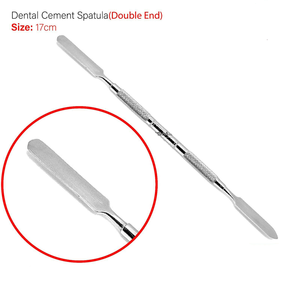 Espátula manual de acero inoxidable para cemento dental, herramienta de doble punta para mezclar ceras, cementos y polvos restauradores, reutilizable - Product Image 5