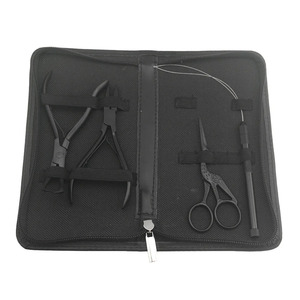 Kit d'outils professionnels pour l'application d'extensions de cheveux avec étui de rangement haut de gamme - Product Image 5