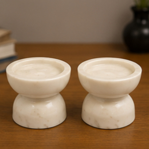 Marble Round Incense <b>Burner</b> Tabletop Indoor Decor Minimalist Design Durable Living Room All Seasons - Product Image 5