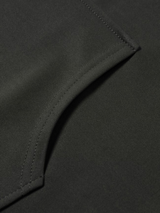 Customized Men's Winter Casual Sports Track Suit Terry Fabric 100% Cotton Breathable Knitted 300g Solid Multi Pocket Set - Product Image 5
