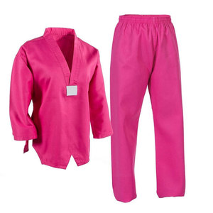 Uniforme de Taekwondo pour homme, coupe universelle, léger et confortable, logo personnalisable sur le devant, adapté aux débutants et aux experts - Product Image 1