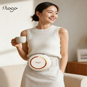 Masajeador Abdominal Inteligente con Calor, Amasamiento Automático para el <span class=keywords><strong>Estreñimiento</strong></span> <span class=keywords><strong>y</strong></span> el <span class=keywords><strong>Dolor</strong></span> Menstrual, Masajeador Inalámbrico para el Vientre para Mujeres, Fábrica OEM - Product Image 1