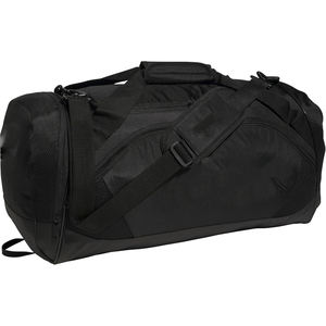 <b>Navy</b> Blue Sport Duffel <b>Bag</b> Large Capacity Zipper Closure Adjustable Shoulder Strap Shopping Polyester Eco-Friendly Lightweight - Product Image 3