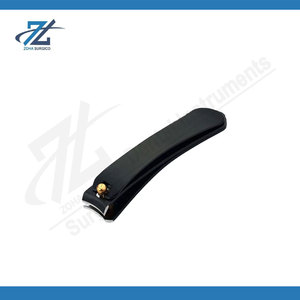 Herramientas para el Cuidado de las Uñas, Cortaúñas de Acero Inoxidable Negro Mate, Resistente, para Recortar las Uñas de los Pies, Fabricante de Pakistán - Product Image 2