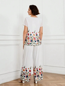 เสื้อครอปสั้นลายปักสำหรับผู้หญิง คอลเลคชั่นฤดูร้อนใหม่ เหมาะสำหรับใส่ทำงานและใส่ลำลอง ราคาขายส่ง งานแฮนด์เมด - Product Image 6