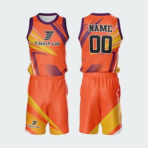Uniforme de Baloncesto Personalizado para Hombre, Talla Grande, con Logotipo en la Parte Delantera, Cuello Redondo, Corte Regular, Antibacteriano, Estampado Técnico - Product Image 4