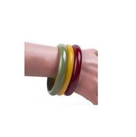 Brazalete de Resina Redondo Artístico Hecho a Mano, Joyería Coleccionable en Tonos Ámbar Marrón Beige