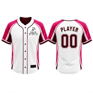 Camiseta de Béisbol de Verano al por Mayor, Sublimada, de Malla Transpirable, Antibacteriana, con Logotipo Personalizado, Tallas Grandes - Product Image 5