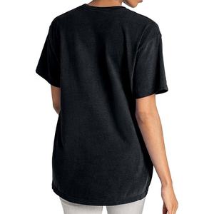 T-shirt personnalisé pour femme, pull, vêtements lavés, fabricant de vêtements, t-shirt pour vente en ligne, vente en gros - Product Image 4