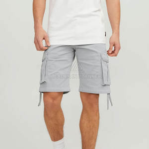 Pantalones Cortos Cargo Casuales de Lona Sólida con Múltiples Bolsillos, Transpirables y de Secado Rápido para Hombre, Verano 2026 - Product Image 5