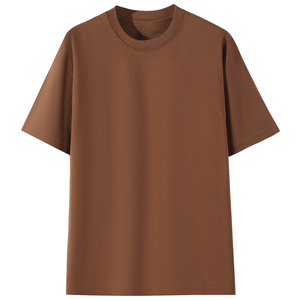 เสื้อยืดคอกลมแขนสั้นทรงหลวมผ้าฝ้ายหนา 260 กรัม ราคาโรงงานบังกลาเทศจีน รับสกรีนโลโก้ เสื้อยืดสำหรับชุดยูนิฟอร์มทำงาน - Product Image 4