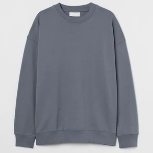เสื้อสเวตเชิ้ตผู้ชายรุ่นใหม่ ผ้าฝ้ายฟลีซ 100% ระบายอากาศ แห้งเร็ว ทรงโอเวอร์ไซส์ พร้อมโลโก้ขนาดใหญ่พิเศษสำหรับผู้ชาย - Product Image 1