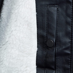 Chaqueta de cuero genuino impermeable estilo urbano para motociclistas, fabricante mayorista, último estilo, chaqueta de cuero con cremallera para uso exterior - Product Image 5