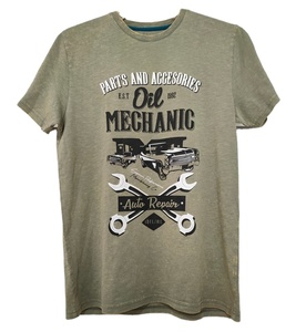 เสื้อยืดผู้ชายสีเขียวล้วนสำหรับฤดูร้อนของผู้ชายเสื้อยืดผ้าฝ้าย100% คุณภาพสูงพิมพ์ลายตามสั่งราคาไม่แพงน้ำหนักผ้าเปล่า180กรัม - Product Image 1