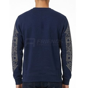 เสื้อเชิ้ตผ้าฝ้ายคุณภาพสูง 100% ประดับคริสตัล  สำหรับผู้ชาย สวมใส่สบายในฤดูหนาว - Product Image 4