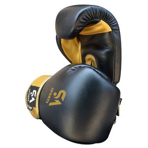 Gants de boxe en similicuir personnalisés avec logo imprimé, pour entraînement professionnel, sparring, kickboxing et frappe sur sac de frappe. - Product Image 6
