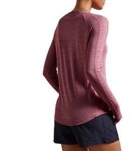 T-shirt à manches longues et col rond en coton surdimensionné personnalisé pour femmes, de bonne qualité, tenue décontractée d'été, coupe ample élégante - Product Image 2