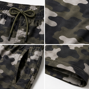 Bañadores Casuales para Hombre con Estampado de Camuflaje, Secado Rápido, Cordón Ajustable, Corte Regular, 100% Poliéster, Diseño Tejido, Logotipo Frontal - Product Image 3