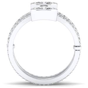 Anillo Solitario REYES con Moissanita de Corte Ovalado de 1.64 Quilates en Plata de Ley 925, Anillos de Compromiso, Joyería Fina - Product Image 4