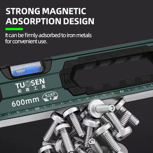 ไม้บรรทัดระดับอะลูมิเนียมอัลลอยแบบมัลติฟังก์ชันวัดระดับแม่เหล็กที่แม่นยำพร้อมคุณสมบัติการตกแต่งดีไซน์แบบหล่อ - Product Image 2