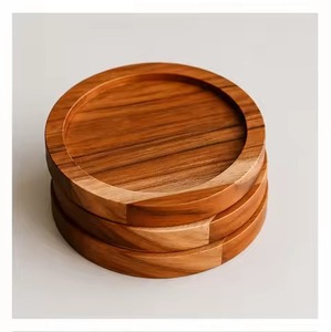 Classic Wood Coasters Set Premium Beverage <b>Protectors</b> for Dining <b>Table</b> Coffee Mug Restaurant Hotel Bar Home Use - Product Image 1