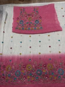 Frendi <b>Fabric</b> for Kids Wear Choli Daman Traditional <b>Indian</b> Dress Material Decorative Textile for Children Ethnic Festive Clothin - Product Image 2