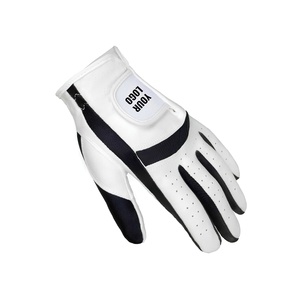 Gants de golf personnalisés avec logo de marque, fabriqués en usine OEM, couleur personnalisée, perforés, légers, en cuir synthétique flexible pour le golf - Product Image 1