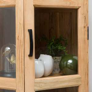 Vitrina esquinera Vandana Optima Orion en madera de acacia, Esmée - Product Image 2