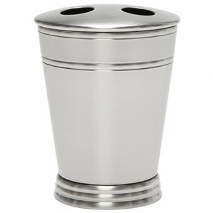 Modern Copper Toothbrush <b>Holder</b> Rose Gold Finish Eco-Friendly Two-piece Freestanding Bathroom Organizer <b>Makeup</b> <b>Brush</b> Stand - Product Image 5