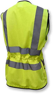 Gilet de sécurité réfléchissant, imperméable, respirant, thermique, antistatique en polyester pour homme, idéal pour les travaux d'arpentage et les situations d'urgence - Product Image 2