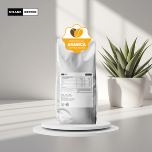 Café en Grains Arabica Torréfié Moyen Traditionnel Milano, Vente en Gros en Sac, Grains de Café Vietnamiens Grade Full City+ pour l'Exportation - Product Image 1