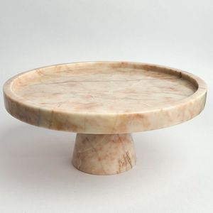 Hand Made Design <b>Marble</b> <b>Cake</b> <b>Stand</b> With Wooden Base <b>Marble</b> and Wood <b>Cake</b> <b>Stand</b> With <b>Cake</b> Platter at very best factory Price - Product Image 3