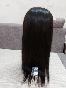 Peluca frontal de cabello liso sedoso vietnamita con cierre, peluca de encaje HD completa Tipo 1, hecha de cabello humano virgen exportado de Vietnam - Product Image 3