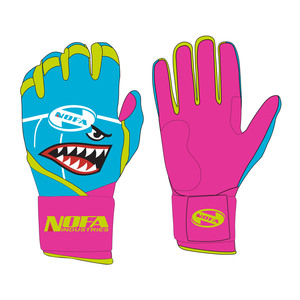NOFA Batting Gloves Pink Ambidextrous <b>Hook</b> And Loop Closure Fashionable Training Gloves Unisex Adult - Product Image 1