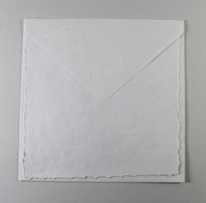 Offre Spéciale : Carte de bordure LED de luxe 250 g/m² avec enveloppe assortie, en papier recyclé fait main à partir de fibres de coton - Product Image 1