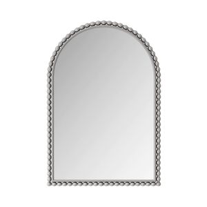 Specchio Vintage in Ferro Battuto da Appendere o da Tavolo per Soggiorno, Camera da Letto o Bagno - Argento - Product Image 5