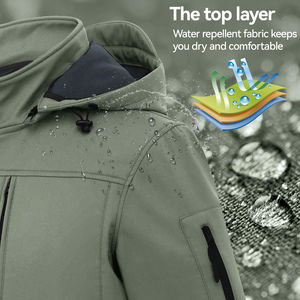 Chaqueta cortavientos ligera de secado rápido con capucha para actividades al aire libre, entrenamiento, viajes y uso en todas las estaciones. - Product Image 5