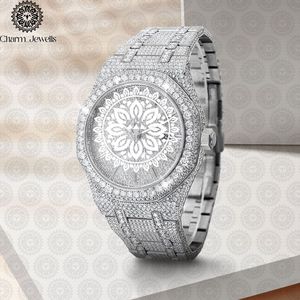 Montre de Luxe Femme Charm_Jewells avec Cristaux, Boîtier Tonneau 38mm en Acier Inoxydable, Affichage Analogique Quartz et Date, Style Bijou Tendance - Product Image 1