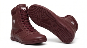 Set de Boxeo DUMELA INTERNATIONAL, Color Personalizado, Cuero Marrón, Zapatos de Entrenamiento de Caña Alta, Ecológicos, Transpirables y Cómodos - Product Image 5