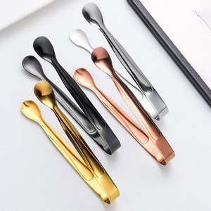 Pince à glaçons en acier inoxydable finition cuivre, la plus vendue, accessoires de cuisine et de bar en gros, outils de bar de table - Product Image 3