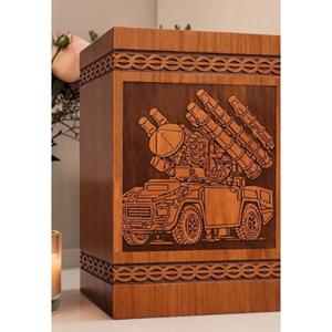 Handmade Bamboo Cremation Urn – Sustainable Memorial Urn urn Memorial Keepsake by AYAANS - Product Image 3