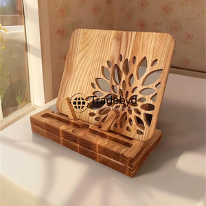 Durable Polished Wooden Book Holder Classic Reading Stand for <b>Study</b> <b>Desk</b> Gift Option Tradebyd - Product Image 2