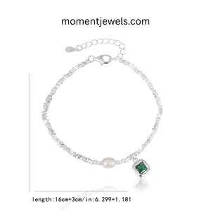 Women's Simple Classic 925 Sterling <b>Silver</b> <b>Charm</b> Zircon Geometric Luxury <b>Bracelet</b> Non-Tarnish Waterproof 5G - Product Image 1
