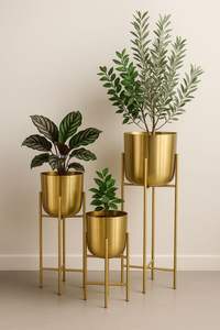 Soporte para Plantas Alto y Estrecho EnHomee, Soporte Metálico para Plantas de Interior y Exterior - Product Image 2